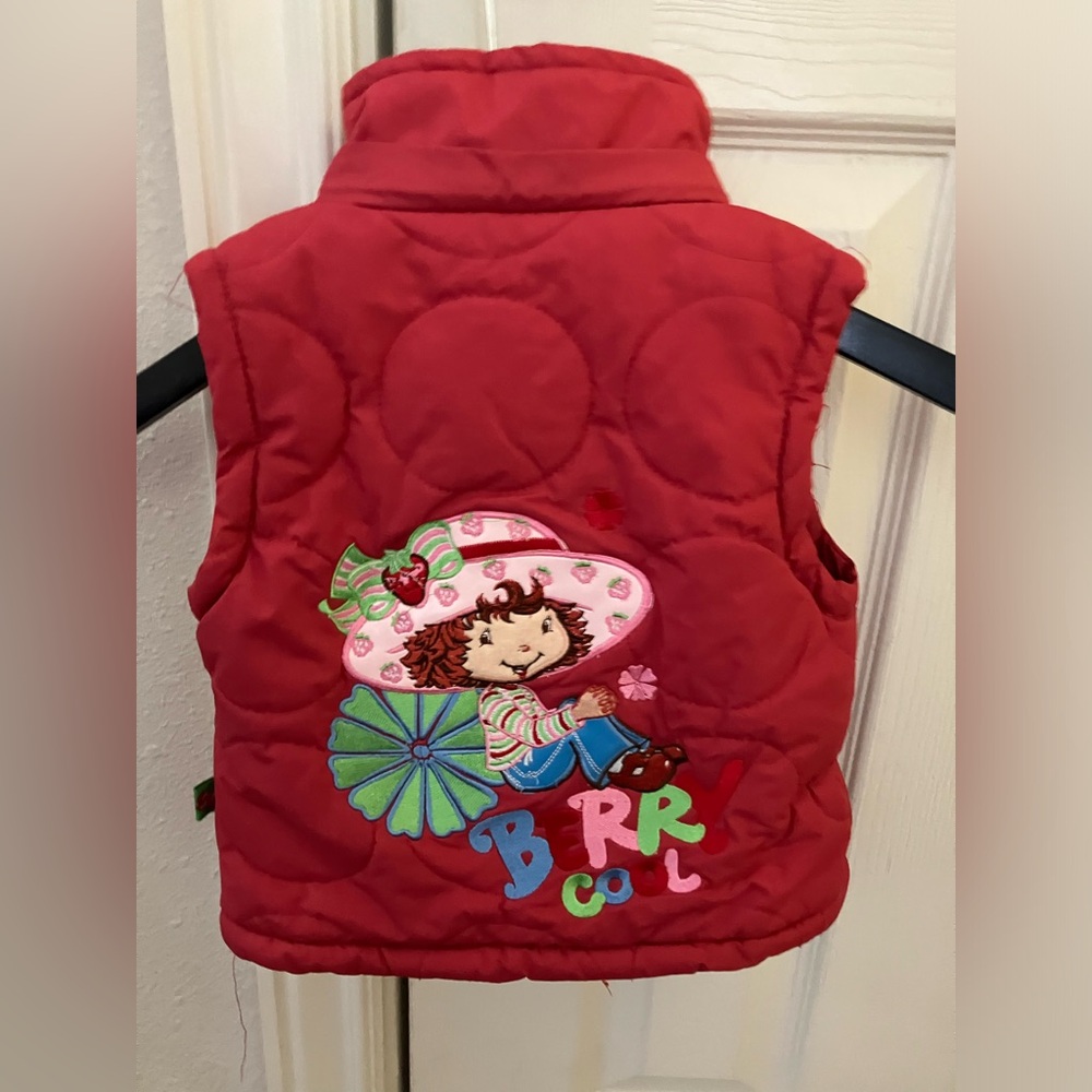Strawberry Shortcake Berry Cool Kids Puffer Vest